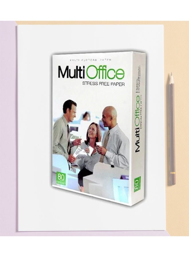 Multi Office A4 Printing Paper White 80 GSM - 500 Sheets Ream - High Quality for Professional Printing - Image 1